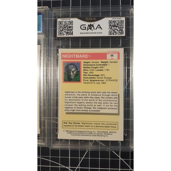 1990 Impel Marvel Universe Series 1 Graded 9.0 Lot, Namor #16 - Picture 5 of 6